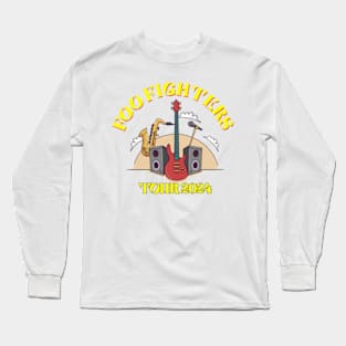 Foo Fighters Tour 2024 T shirt yellow Long Sleeve T-Shirt